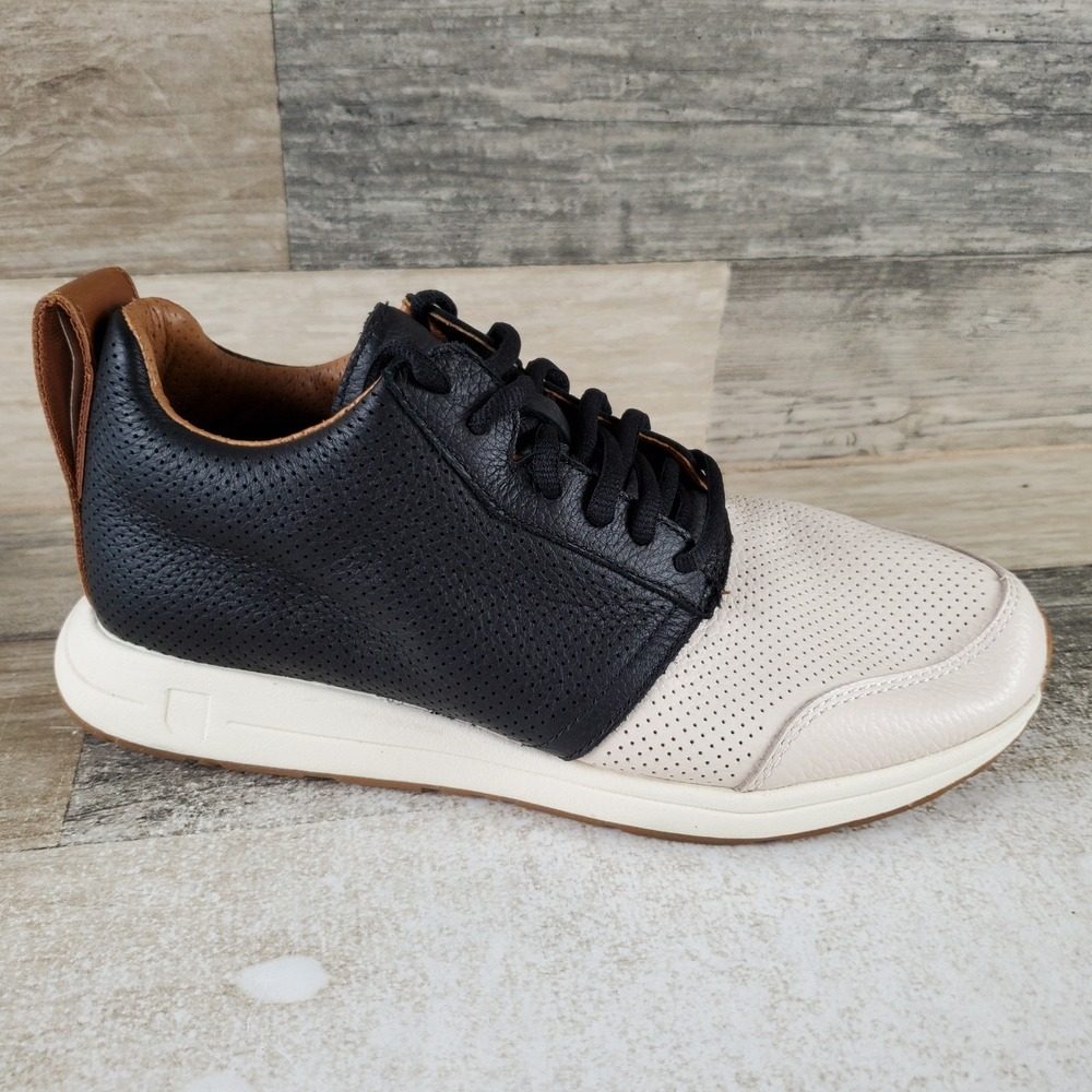 York Athletics Mfg. The Henry Mid Shoes Womens 6.5 Trainer Black White Sneakers